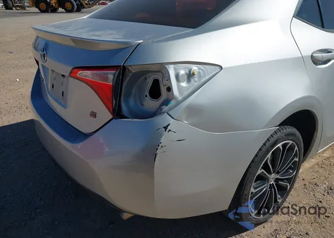 2014 Toyota Corolla S Plus from USA, damaged, VIN 5YFBURHE2EP012102